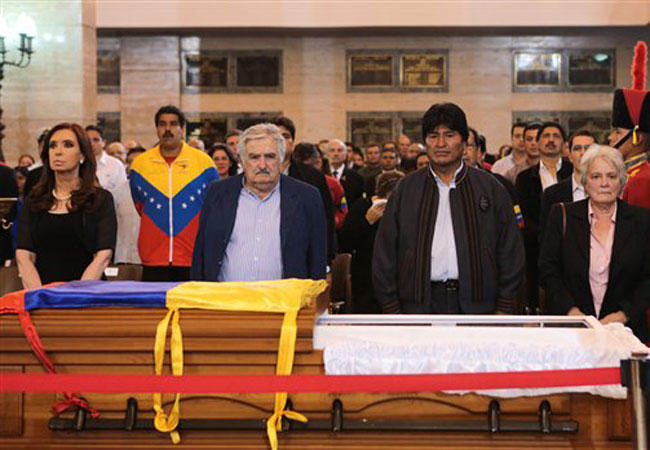 Presidentes-Funeral-Chávez