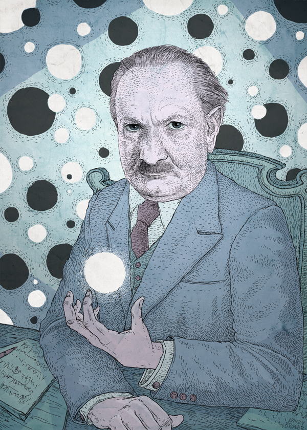  Martin Heidegger por Barry Bruner Figura Central del Articulo